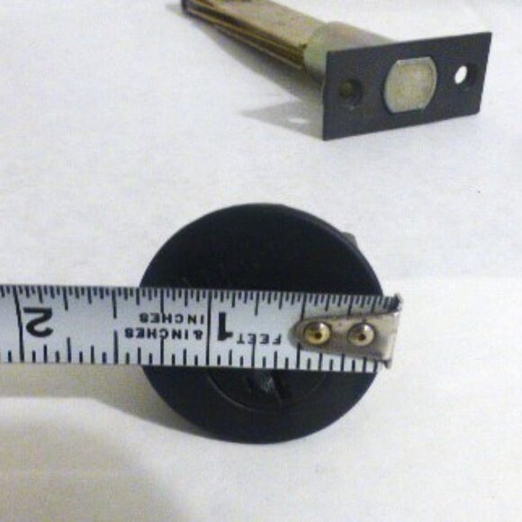 Lot of 6 DOOR Replacement LOCKS Black Lock Cylinder w/ Key - Picture 7 of 10